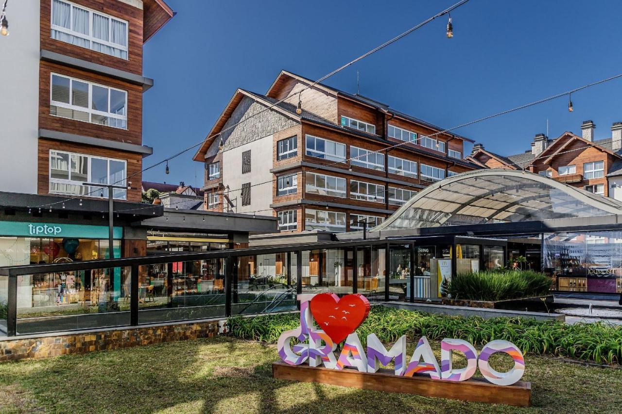 Apto Vita Boulevard duas suítes. Gramado Exterior foto